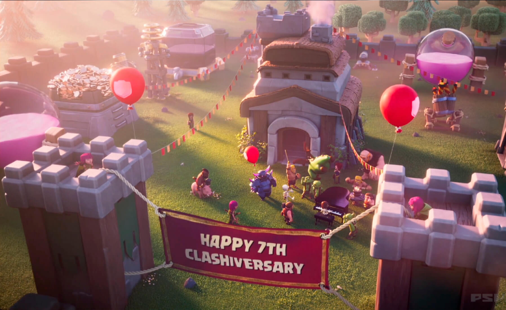 CLASH OF CLANS 7TH ANIVERSARY